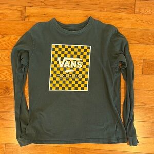 Vans Kids Long Sleeve Shirt - Green